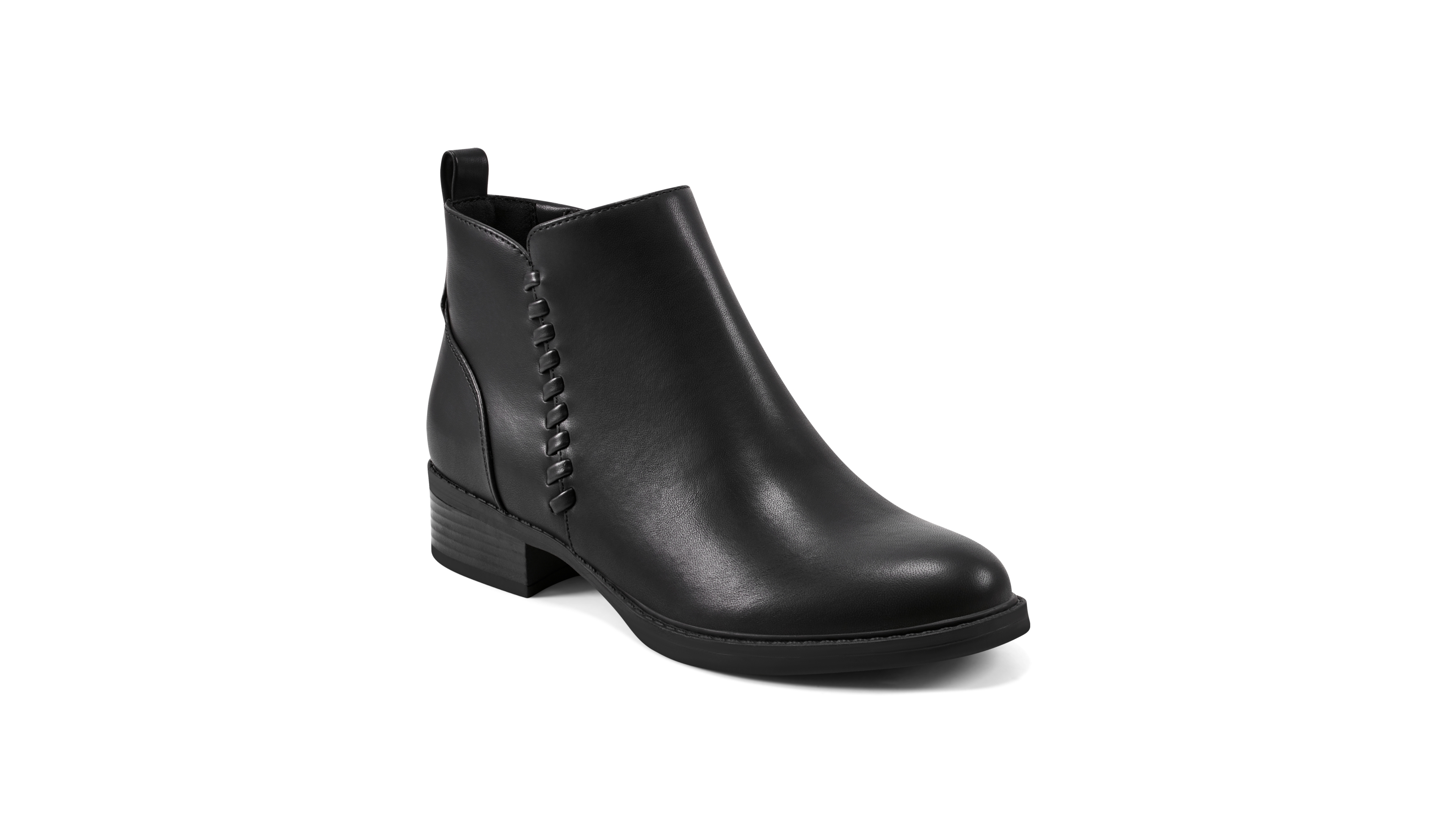 Easy Spirit Women's Lorand Almond Toe Block Heel Casual Booties