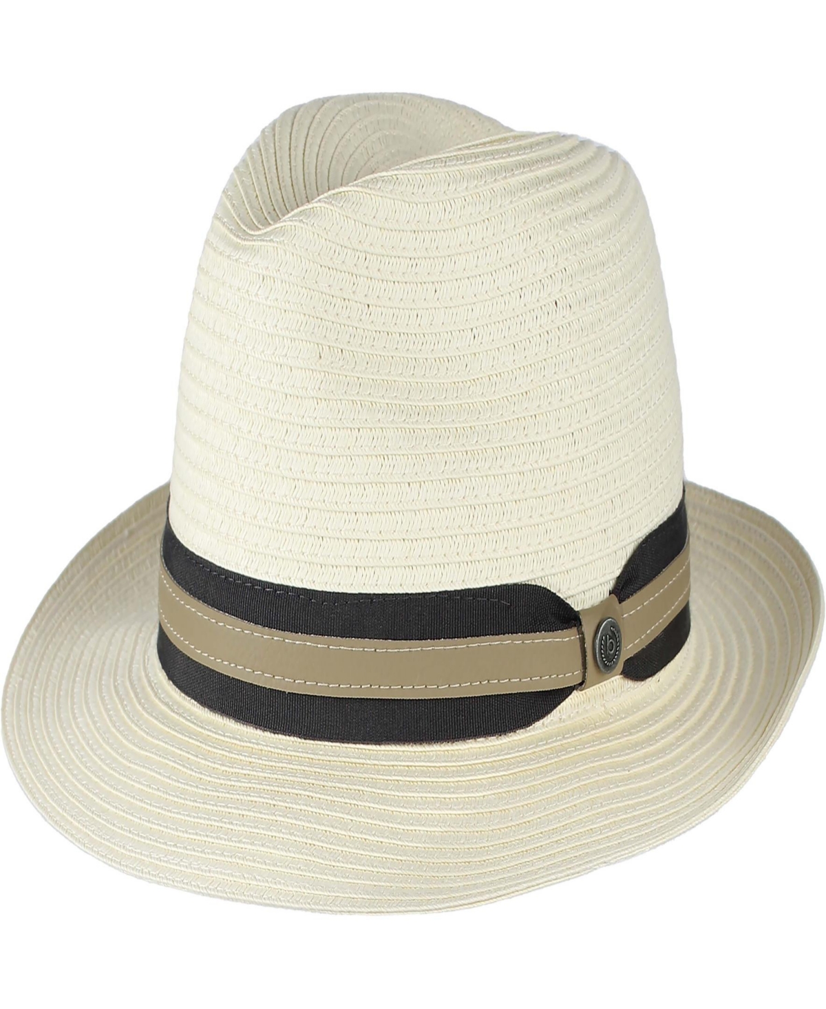 Bugatti Packable Fedora Hat - Off White