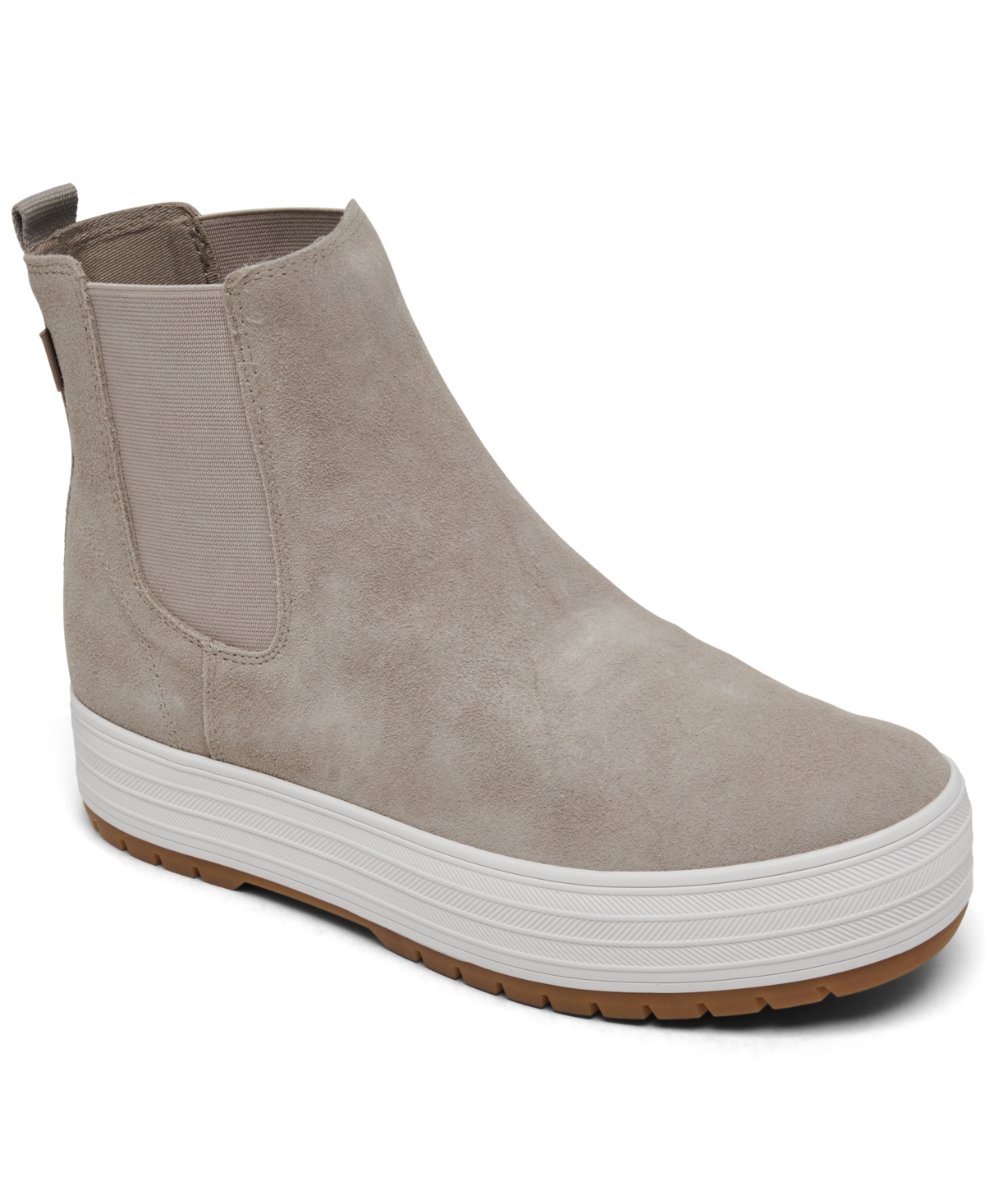 Women's Chelsea Lug Boots from Finish Line - Taupe