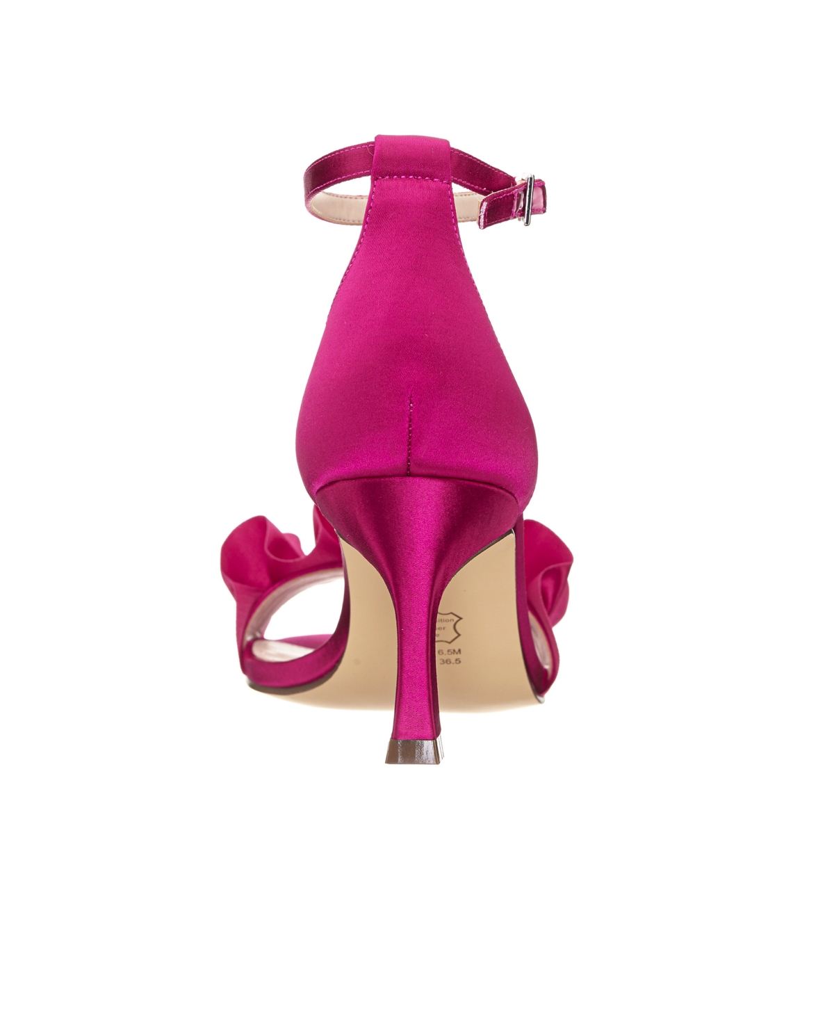 Shop Nina Women's Lisa Mid Heel With Ruffle Sandal In Pink Parfait