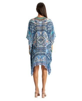 Women's V-neck Short Kaftan Dress