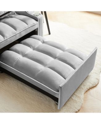 3-in-1 Convertible Sleeper Chair Bed with USB Charging