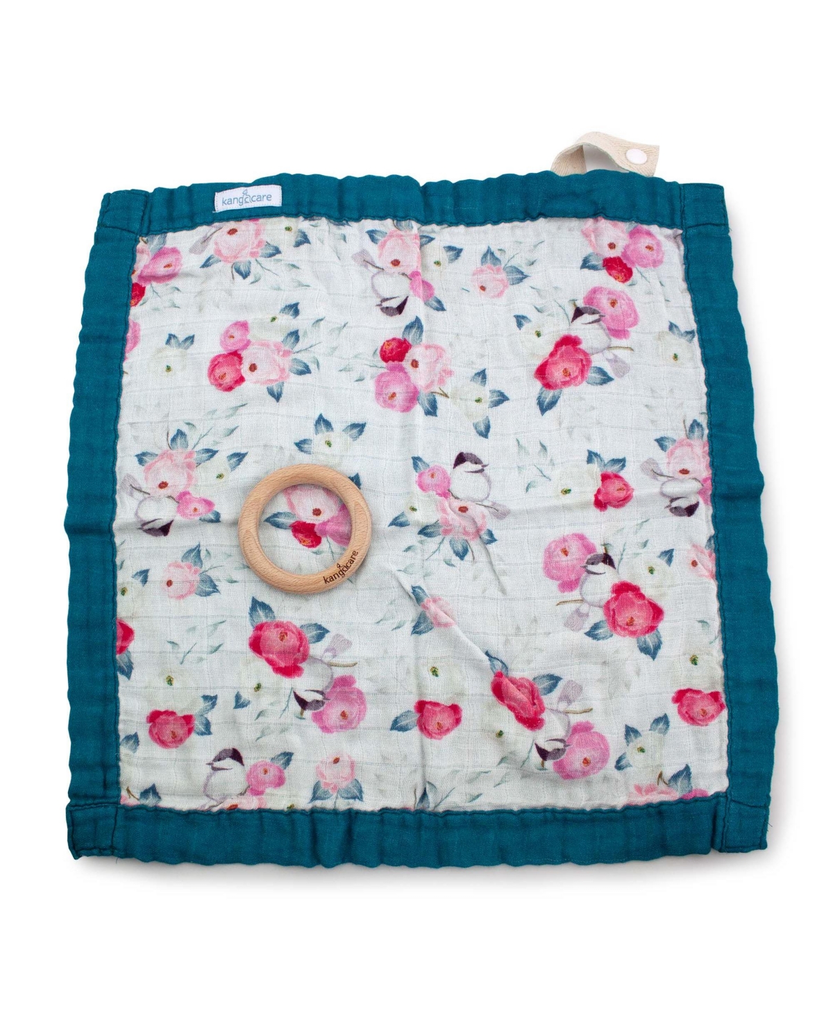 Kanga Care Baby Boys Reversible Teething Blanket Lovey