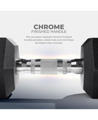 Core Fit Hex Style Dumbbells 35-Pound (Single)