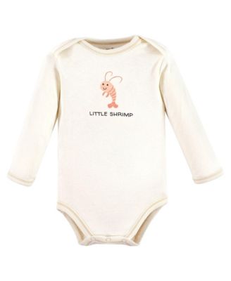 Baby Unisex Natural Cotton Long-Sleeve One-Piece