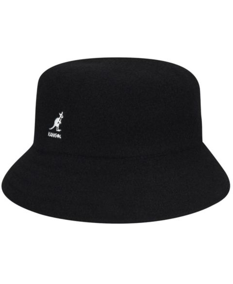 Мужская панама Kangol Wool Lahinch Bucket Hat, цвет: Чёрный