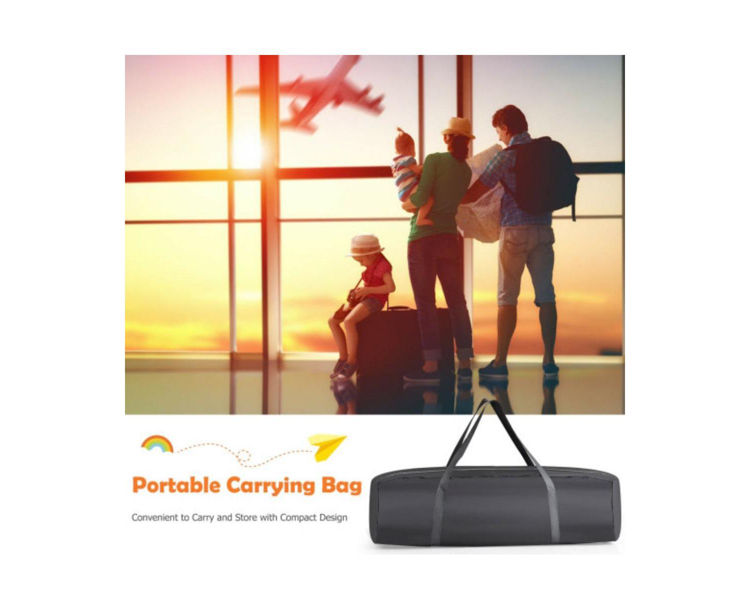 4-in-1 Portable Baby Playard with Changing Station and Net