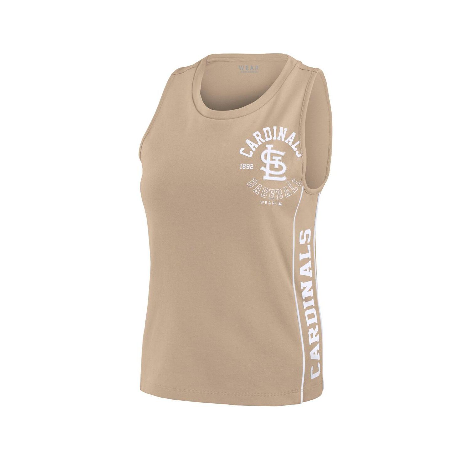 Women's Tan St. Louis Cardinals Tonal Tank Top