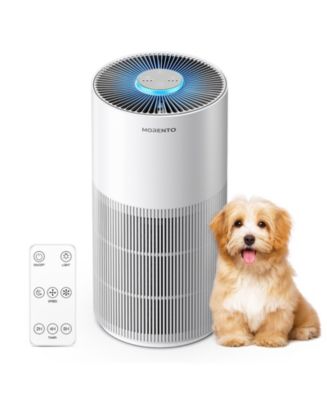 MORENTO Air Purifiers for Home Large Room, Air Purifiers for Bedroom up to 1076ft², 22dB Quiet Kalo Air Cleaner with 7 Color Night Light, Timer, H13 HEPA Filter for Pollen, Smoke, White - Macy's