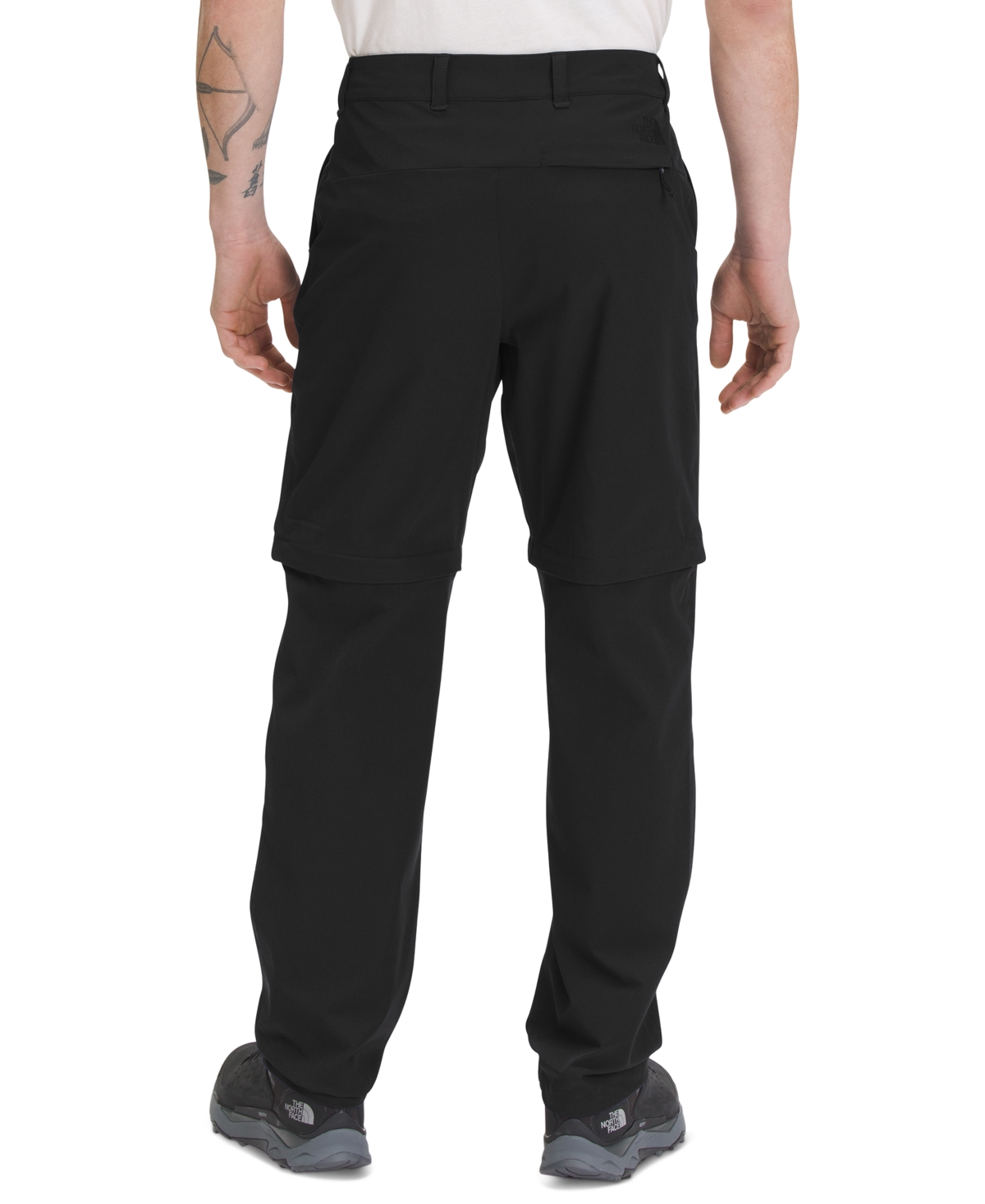 The North Face Black Paramount Convertible Trousers In Tnf Black-npf