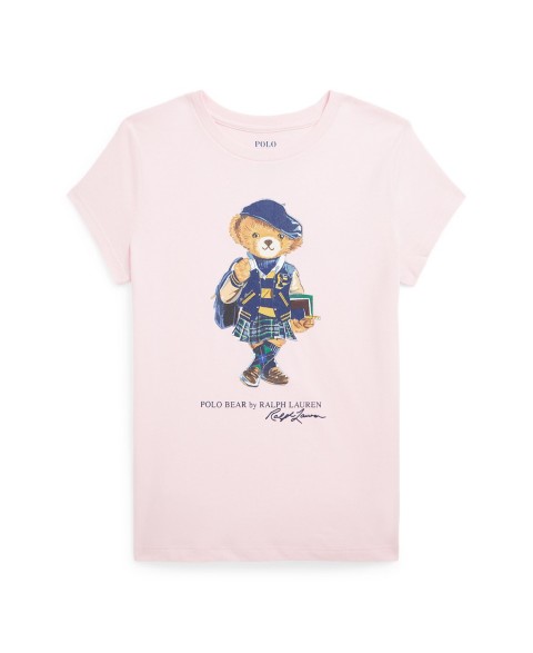 Детские Polo Ralph Lauren Big Girls Polo Bear Cotton Jersey Tee