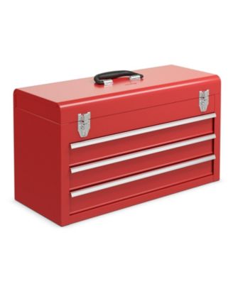 Portable Garage Mechanic Tool Cabinet Box with 3 Drawers