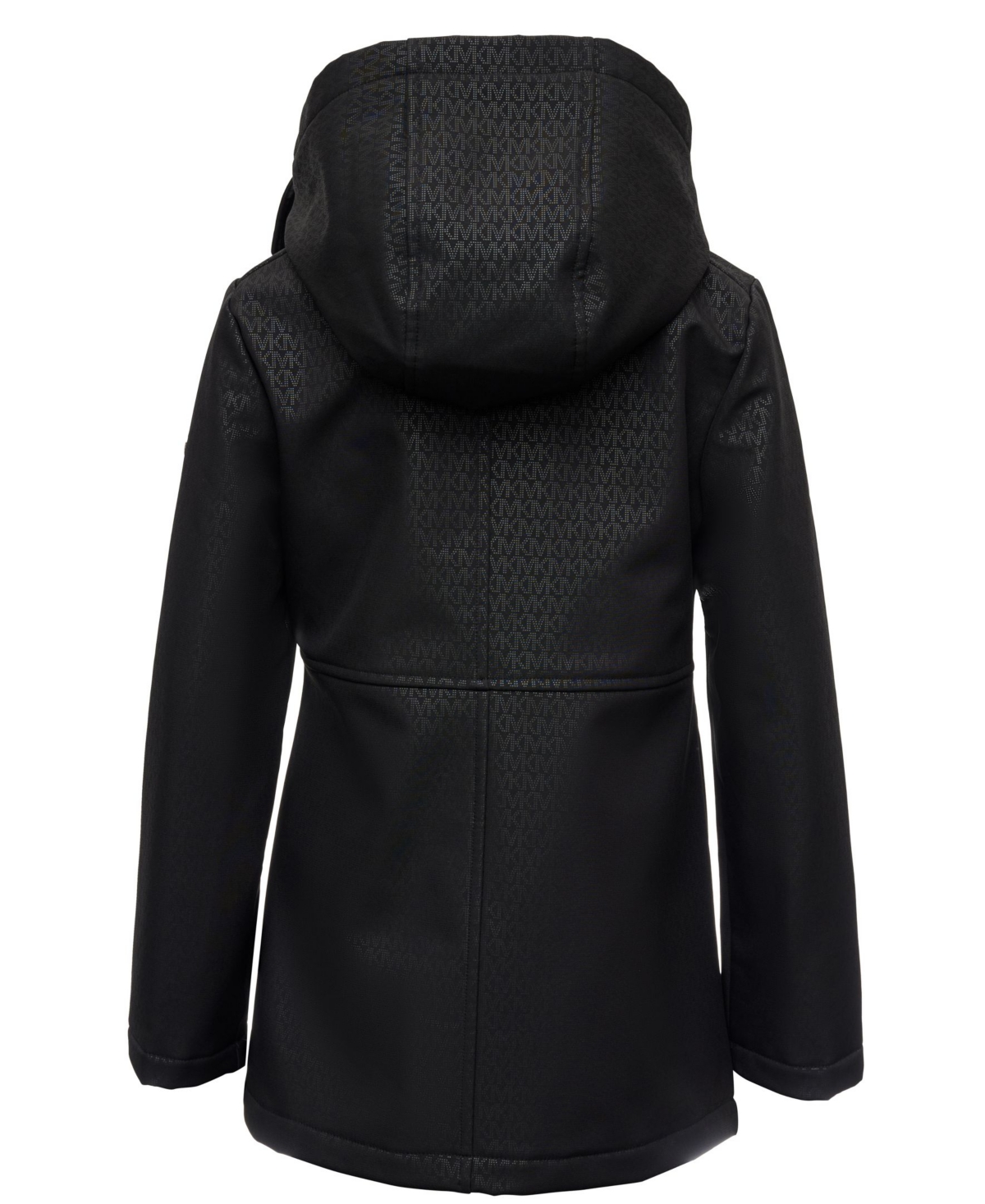 Michael Kors Big Girls Stadium Length Asymmetric Zip Jacket