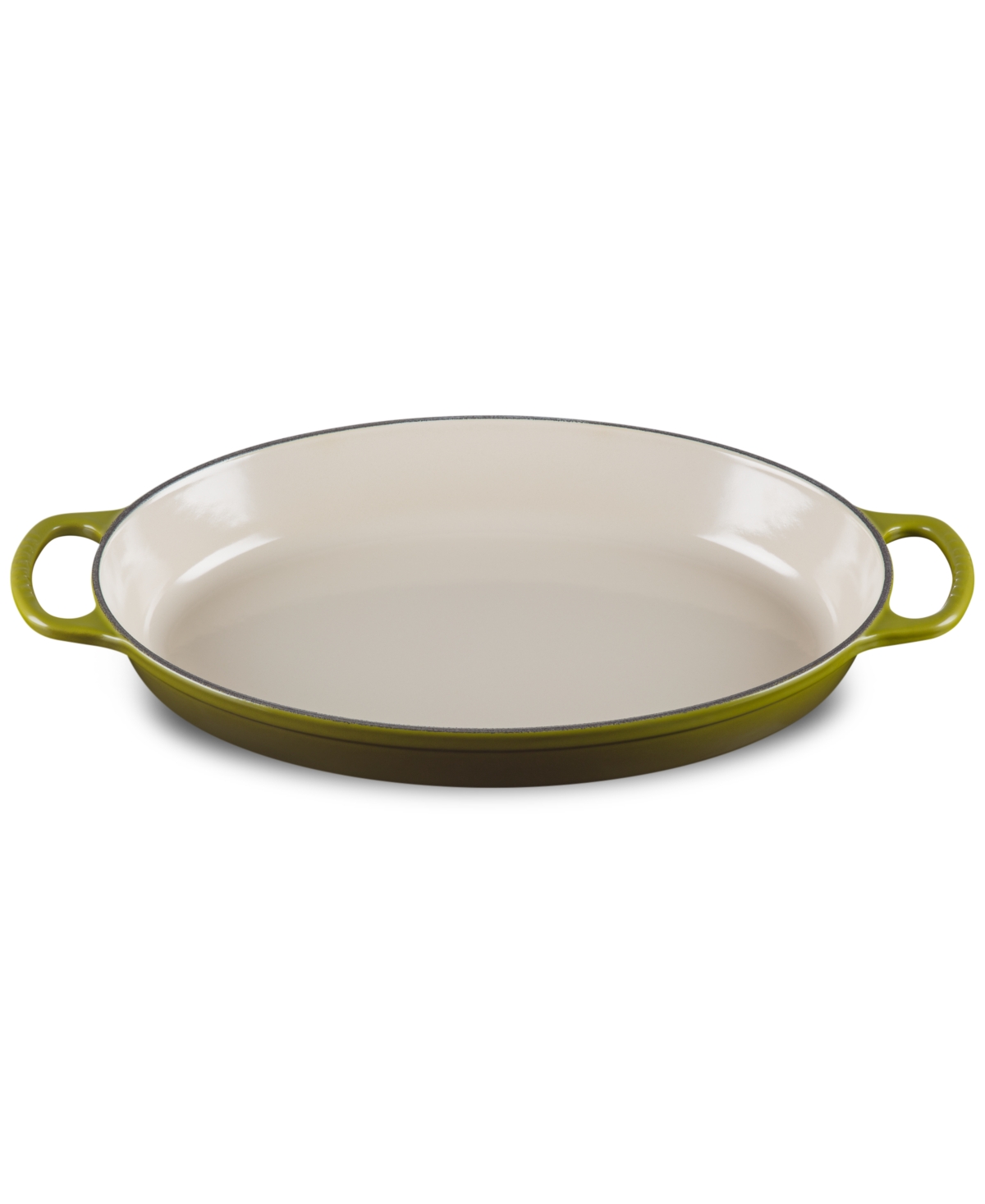 Le Creuset Signature 3 Quart Enameled Cast Iron Oval Baker In Olive