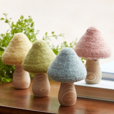 Colorful Mushroom Set of 24 - Vibrant Decorative Accents for Home and Garden