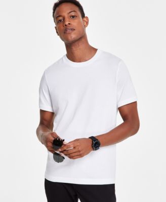 Alfani - Men's Mercerized Cotton Short Sleeve Crewneck T-Shirt