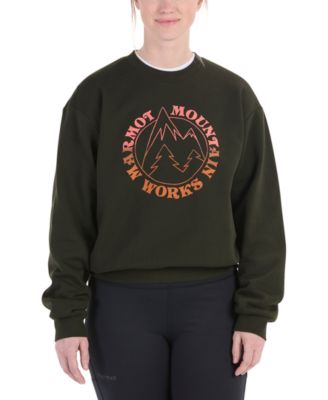 Marmot - Women's Retro Mountain Boxy Crewneck Sweatshirt