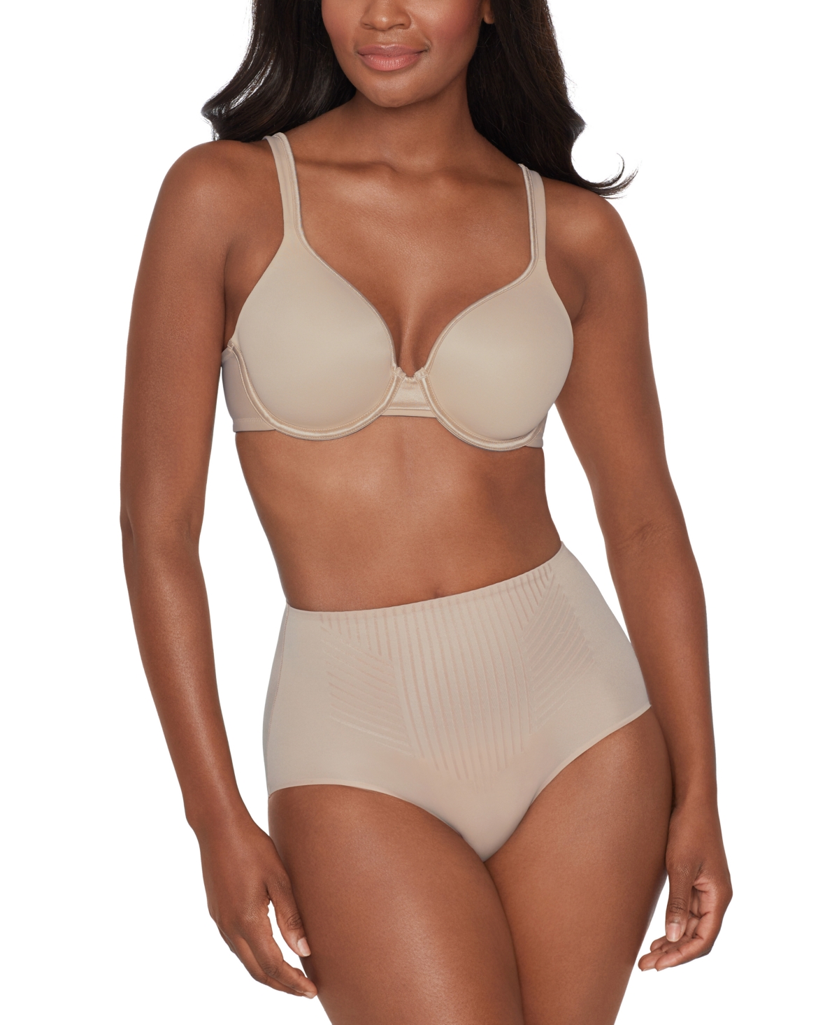 Women's 2-Pk. Shaping Brief Underwear 2532P - stucco/stucco