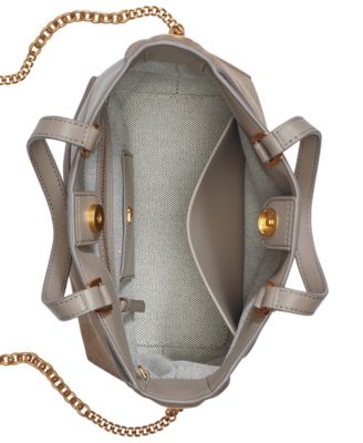 Setauket Leather & Suede Convertible Crossbody with Chain Strap