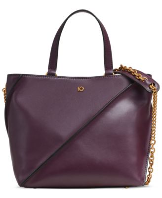 Setauket Leather & Suede Convertible Crossbody with Chain Strap