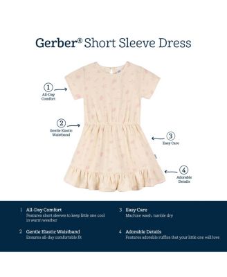 Toddler Girls Short Sleeve Dress