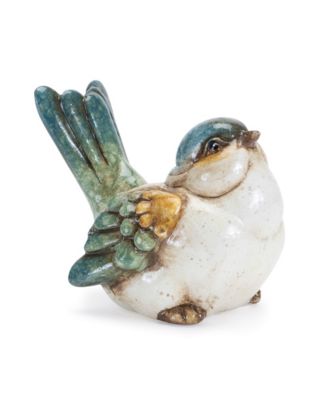 Bird Figurine Set of 6 Rustic Decorative Accents for Your Home