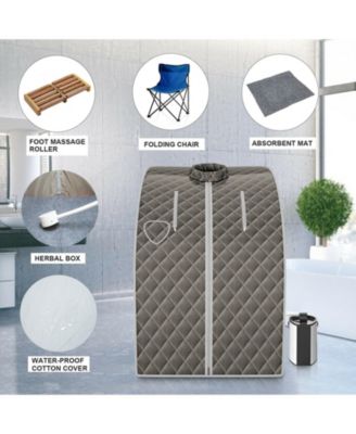 Portable Personal Steam Sauna Spa with 3L Blast-proof Steamer Chair