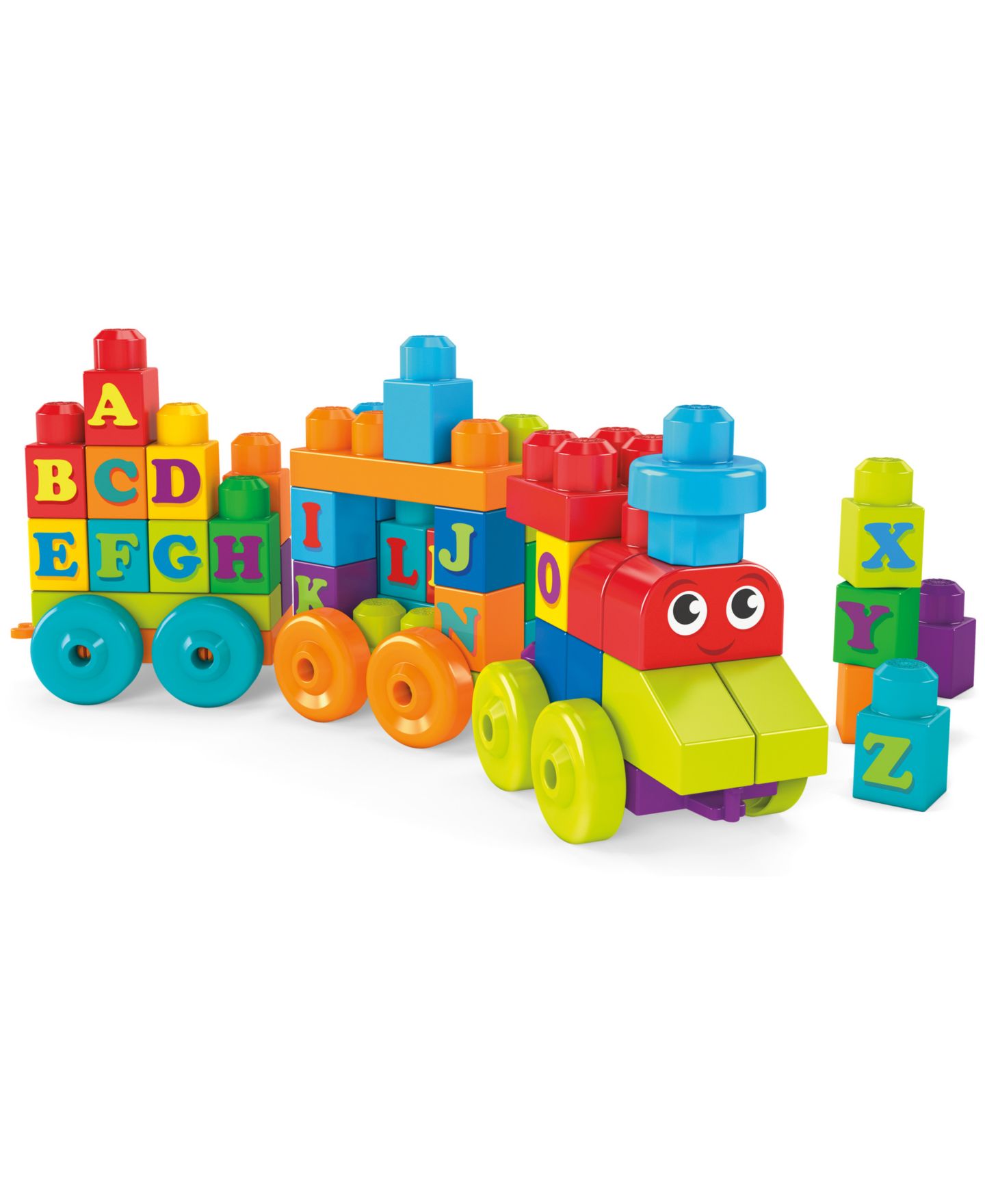 Детский конструктор Mega Bloks Building Basics Abc Learning Train — фото 8