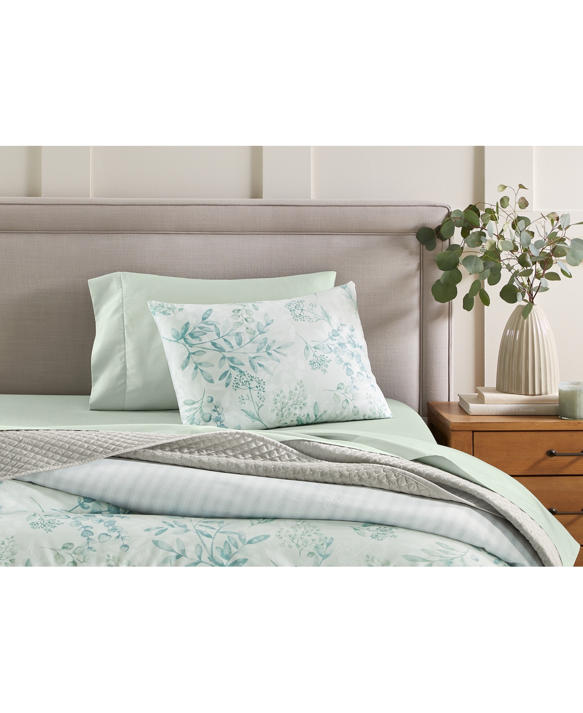 Charter Club Eucalyptus Garden 3-pc. Comforter Set, King, Exclusively At Macy's In Green