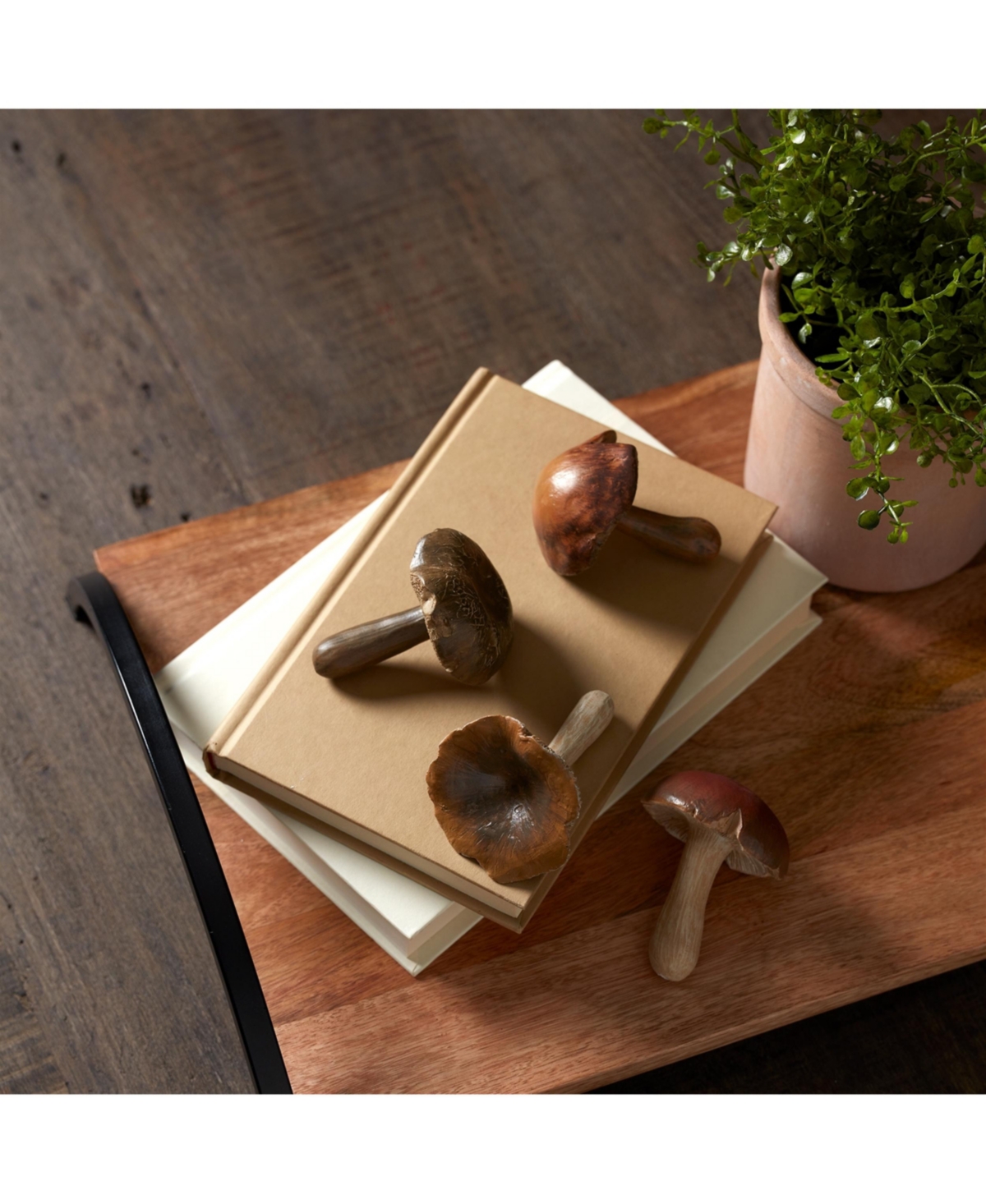 Slickblue Decorative Mushroom Accent Rustic Home Decor Piece (Set of 12)