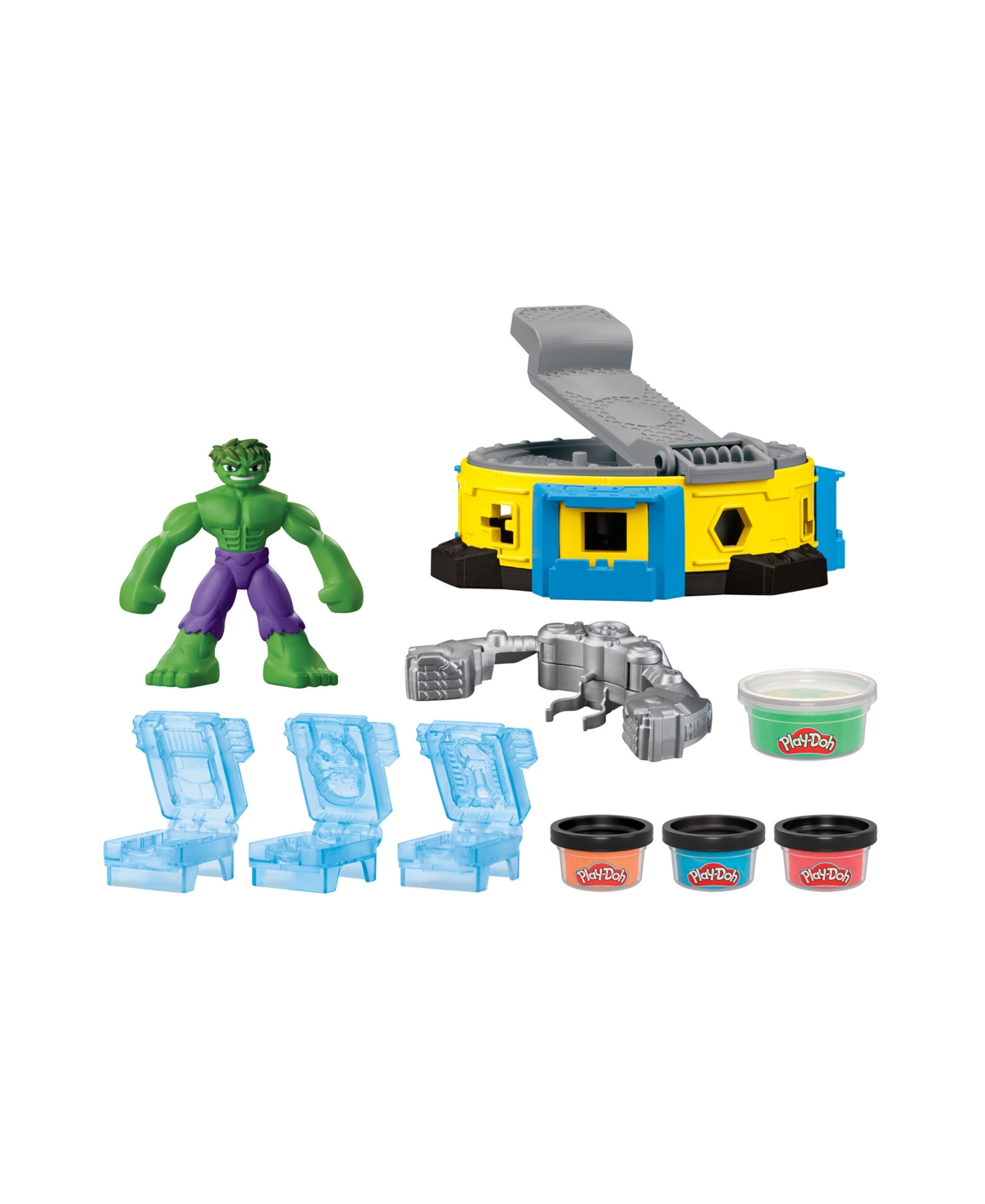 PLAY-DOH MARVEL HULK SMASH SQUISH PLAYSET 
