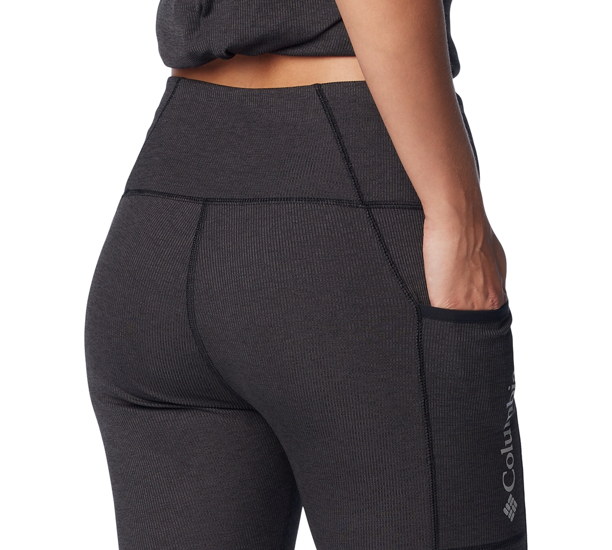 Columbia Women's Move Leggings In Black Heather