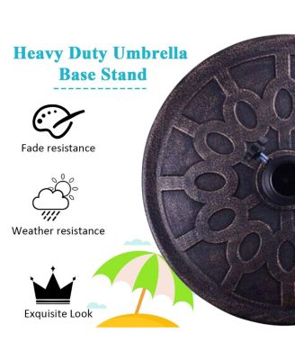 30lbs 18 Inches Heavy Duty Outdoor Patio Market Umbrella Base
