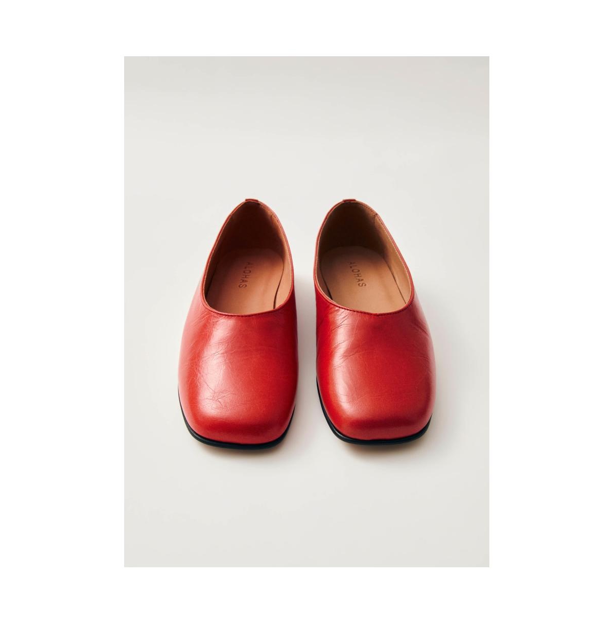 Alohas Women's Edie Leather Ballet Flats