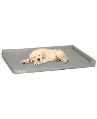 PuppyChoice Solid Foam Dog Crate Bed, Grey