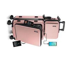 22" Hard Shell Lightweight Carry On Luggage Airline Approved with Smart Organization and Attachable Cosmetic Case