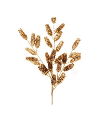 Pine Cone Spray for Holiday Decor Natural and Elegant Pinecone Arrangement (Set of 2)