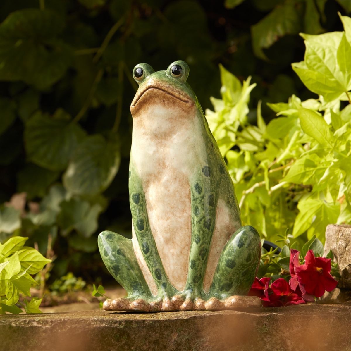 Slickblue Set of 2 Frog Decorations – Delightful Accents for Garden and Home