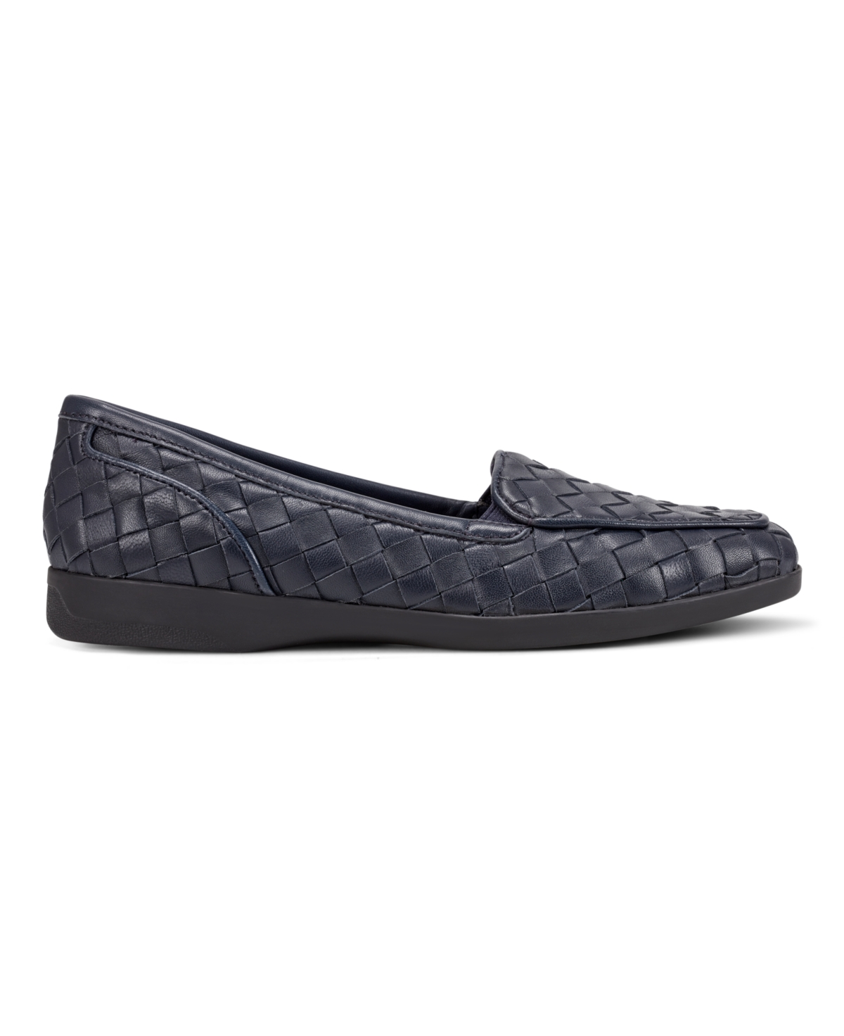 EASY SPIRIT WOMEN'S DEVITT WOVEN SLIP-ON LOAFER FLATS 