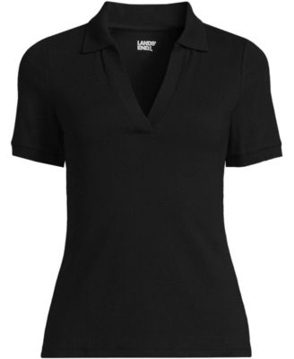 Women's Wide Rib Polo Shirt