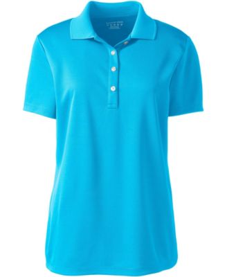 Plus Size Short Sleeve Solid Active Polo