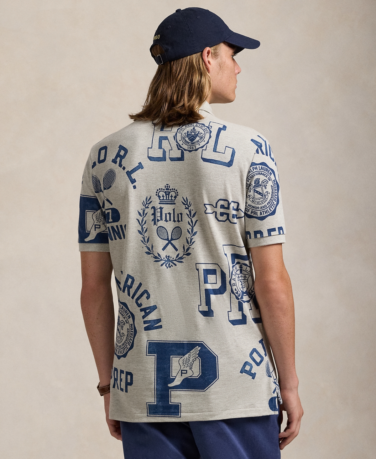 Polo Ralph Lauren Men's Classic-Fit Mesh Graphic Polo Shirt