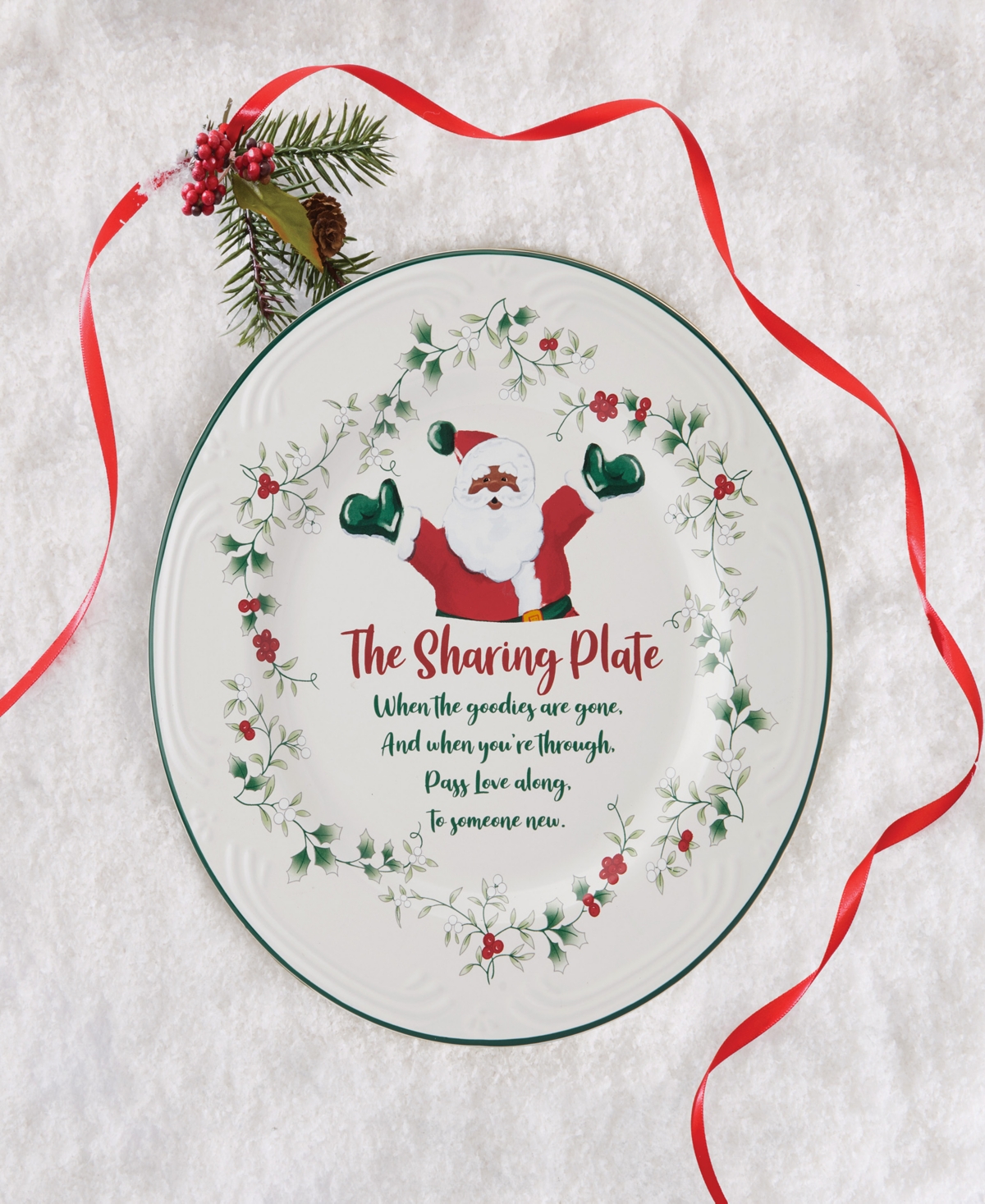Winterberry African American Sharing Plate In Assorted