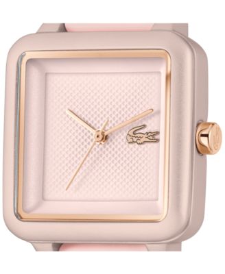 Women's Lacoste 12.12 Flow Pink Silicone Strap Watch 26mm
