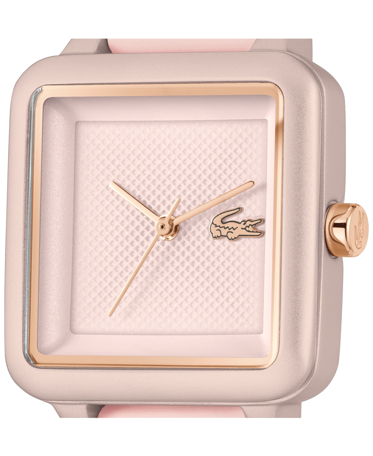 Lacoste Women's  12.12 Flow Pink Silicone Strap Watch 26mm In Pink
