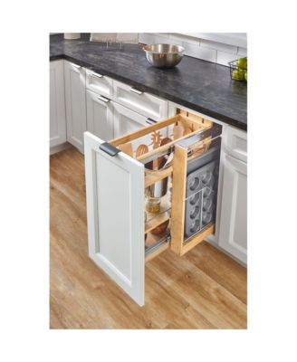 8" Pull Out Kitchen Cabinet Organizer w/ Soft-Close, 448UT-BCSC8C