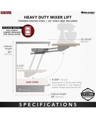 Mixer/Appliance Lifting System