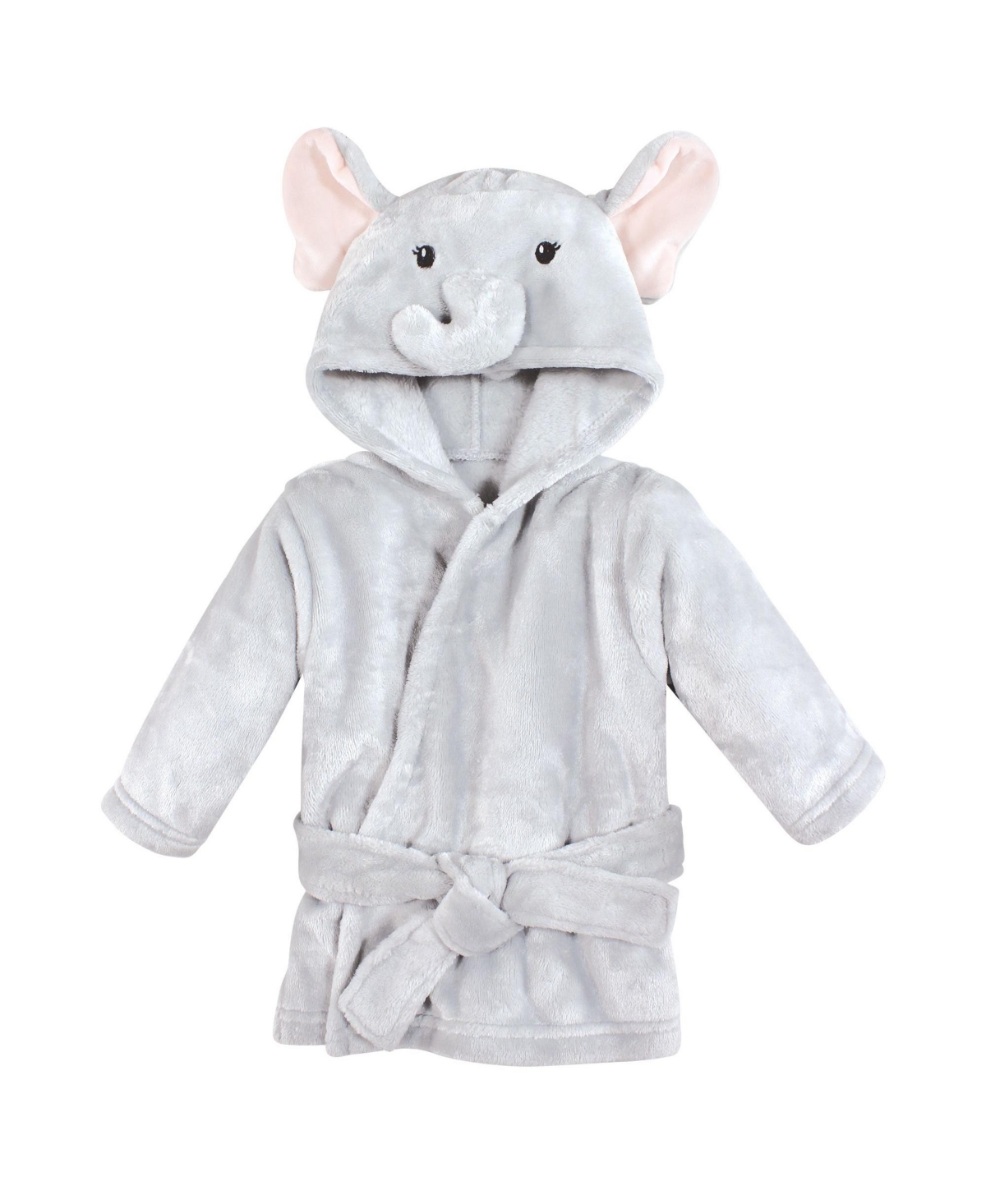 Hudson Baby Unisex Baby Plush Bathrobe and Toy Set, One Size - Dreamy elephant girl