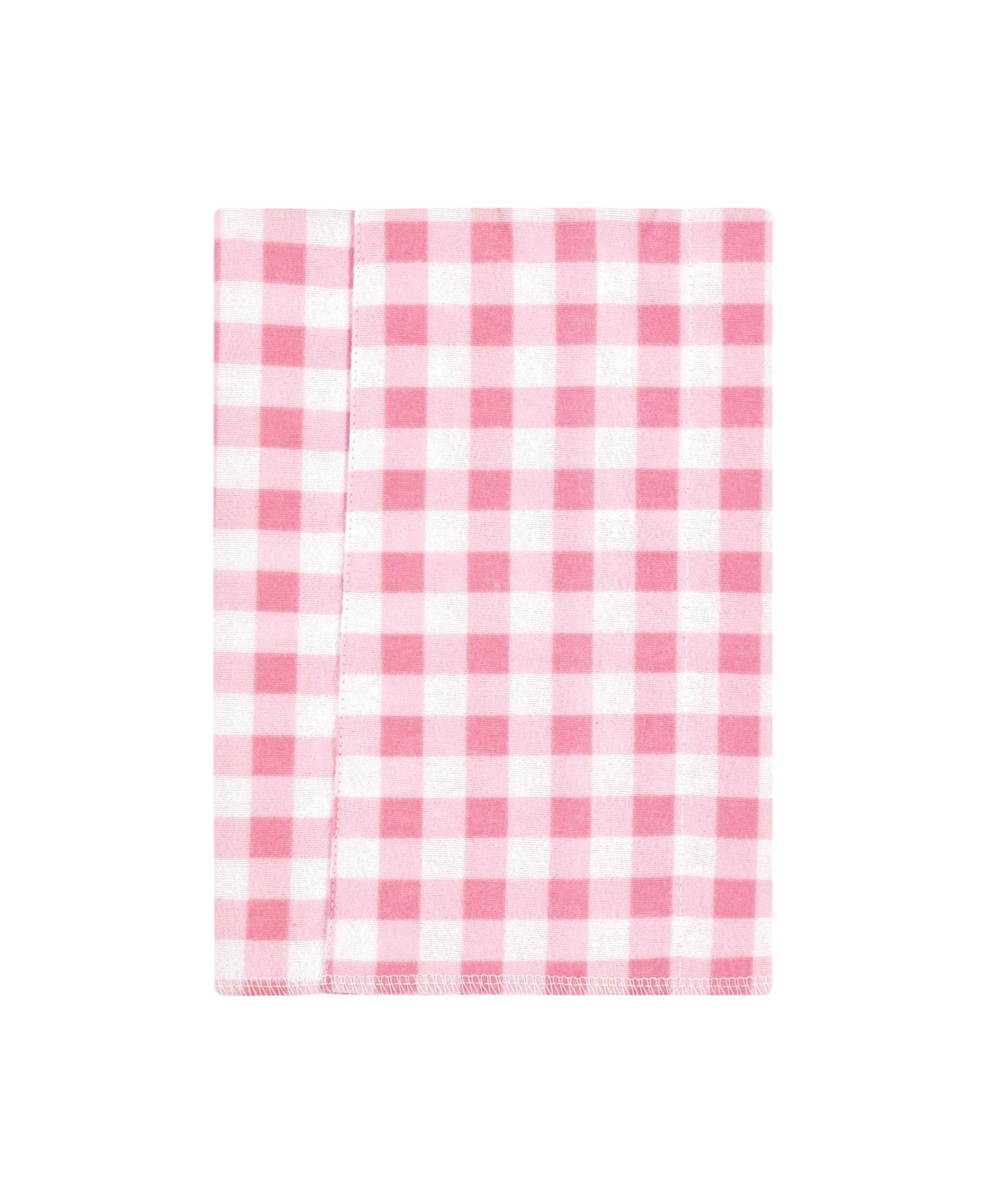 Hudson Baby Girls 4Pk Flannel Burp Cloth (Cotton Poly
