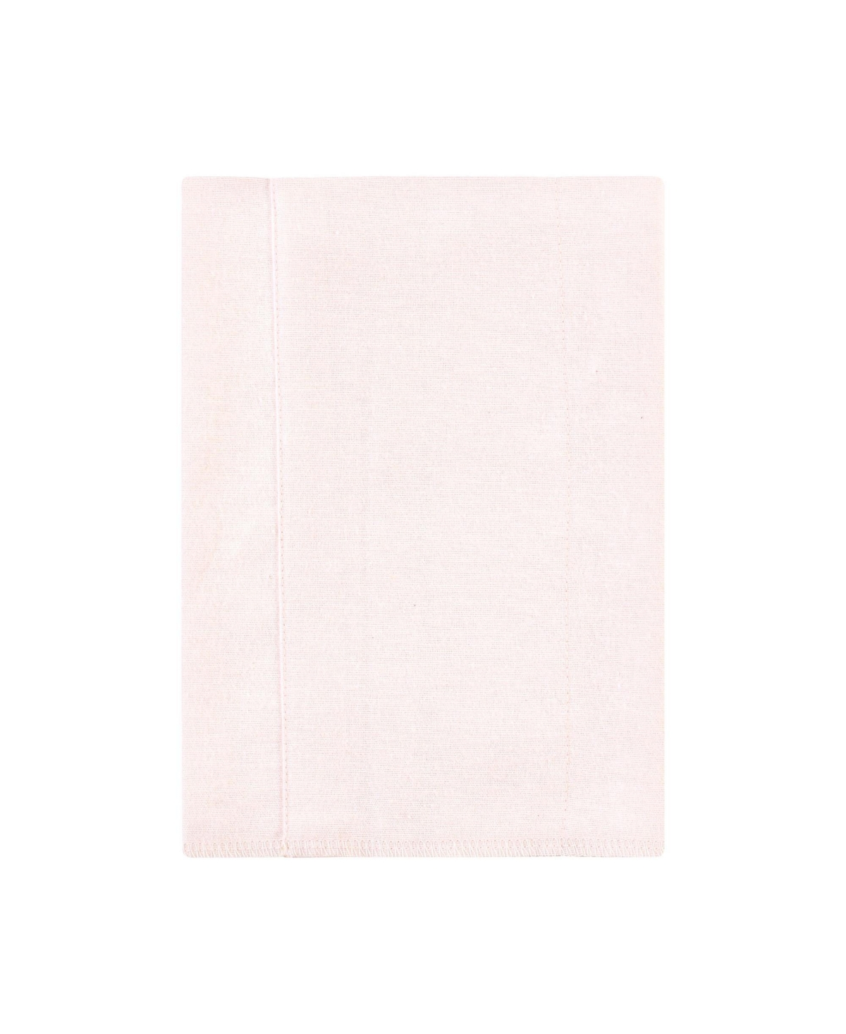 Hudson Baby Infant Girl Cotton Flannel Burp Cloths, Pink Bows 7 Pack, One Size - Pink bows 7 pack